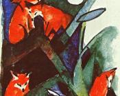 弗朗茨 马克 : Four foxes